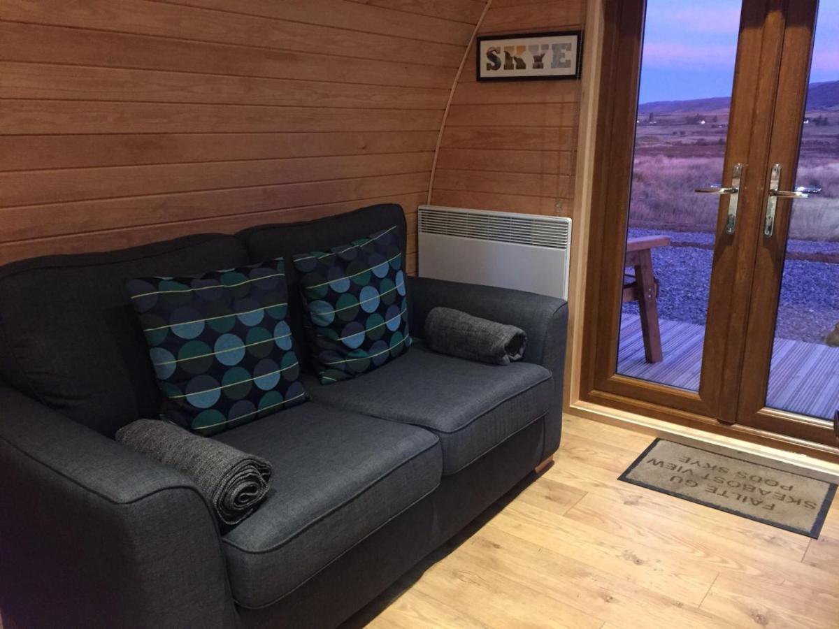 Skeabost View Pods Skye Villa Portree Eksteriør billede