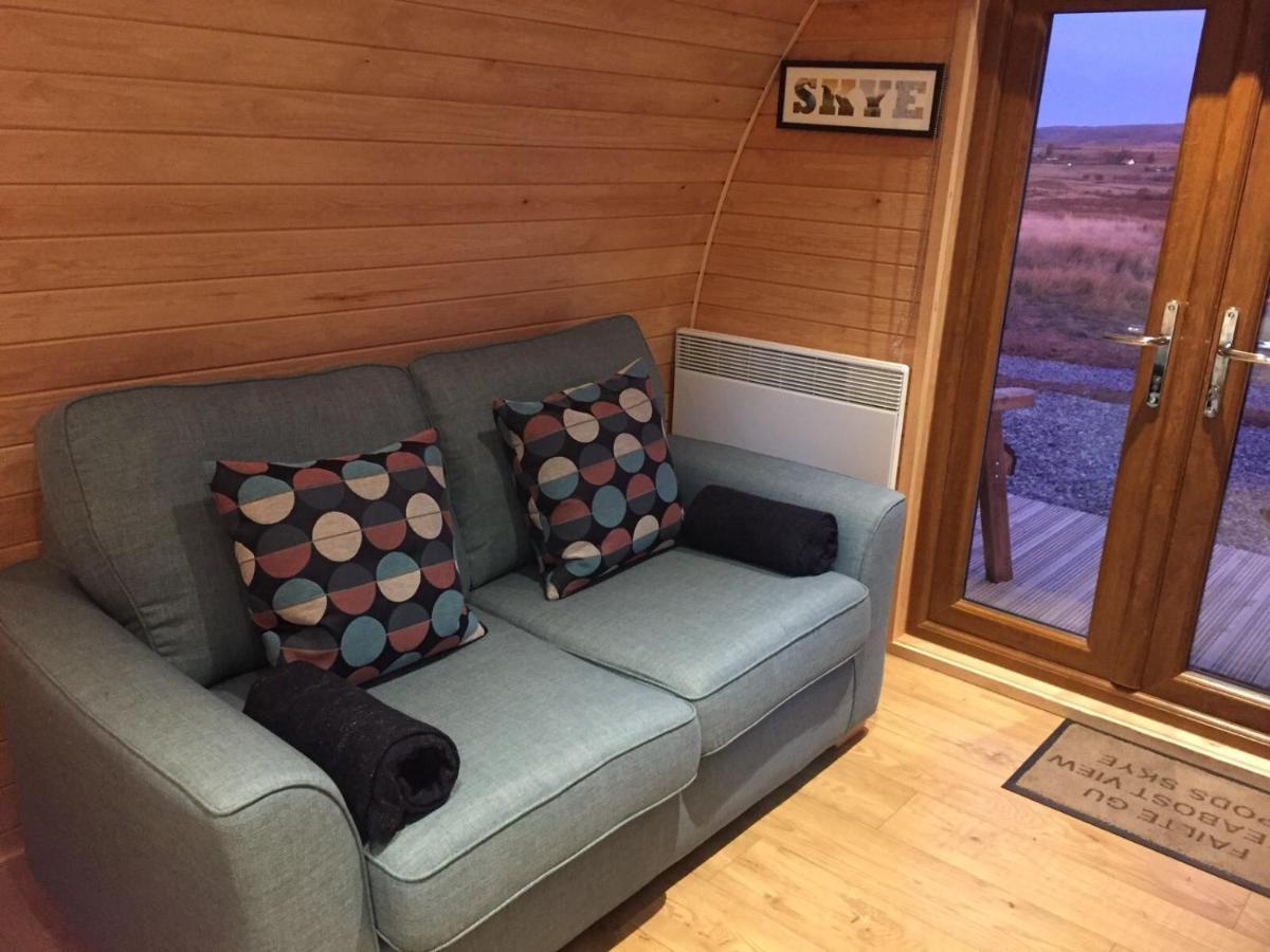 Skeabost View Pods Skye Villa Portree Eksteriør billede