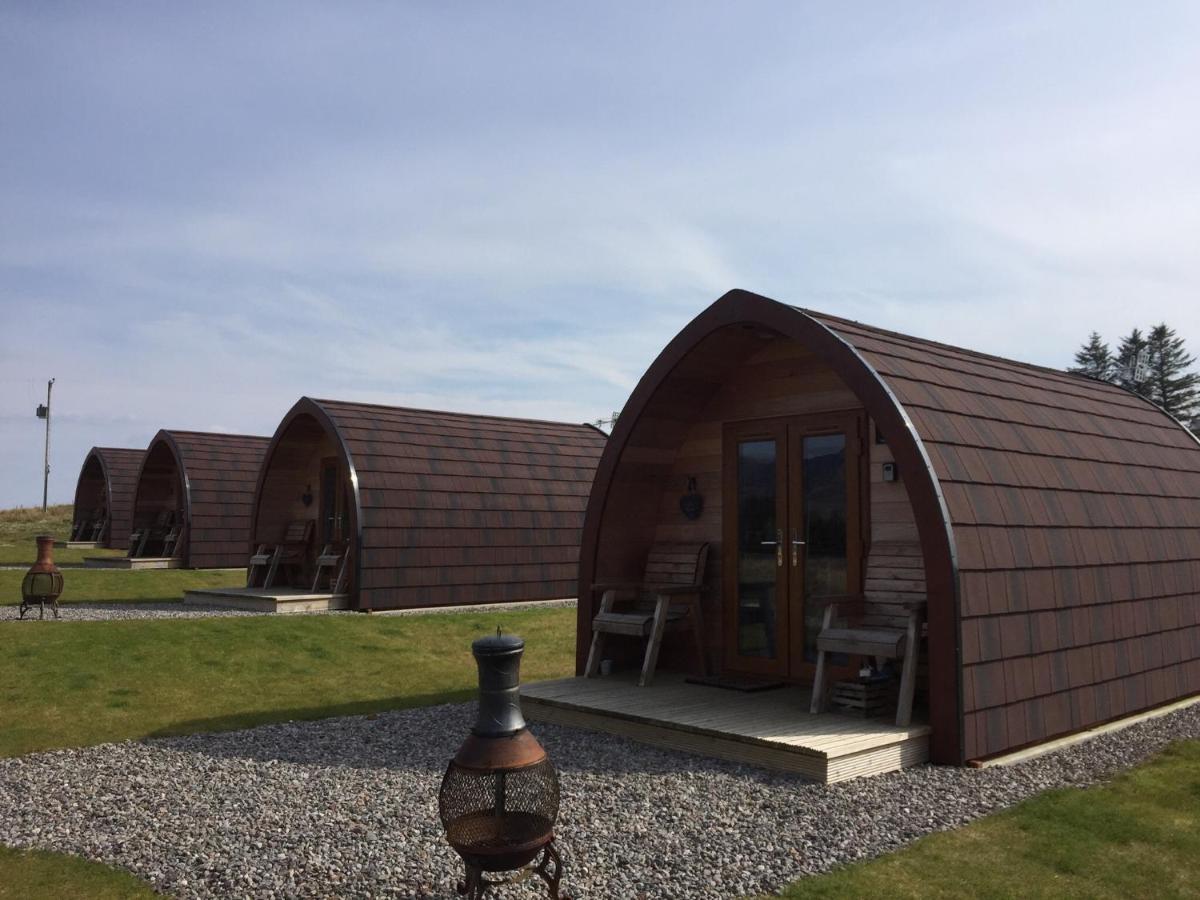 Skeabost View Pods Skye Villa Portree Eksteriør billede
