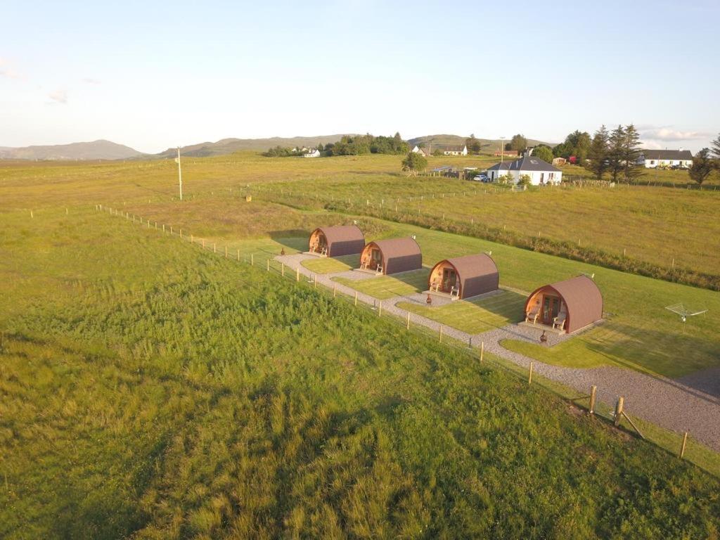 Skeabost View Pods Skye Villa Portree Eksteriør billede